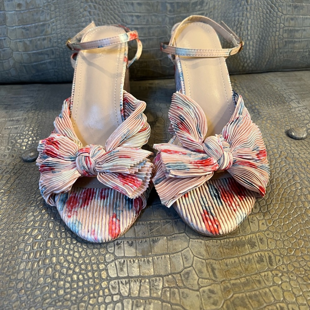 Loeffler Randall Camellia Inspired Heels